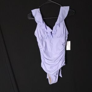 Shade & Shore Purple one piece Bathing suit